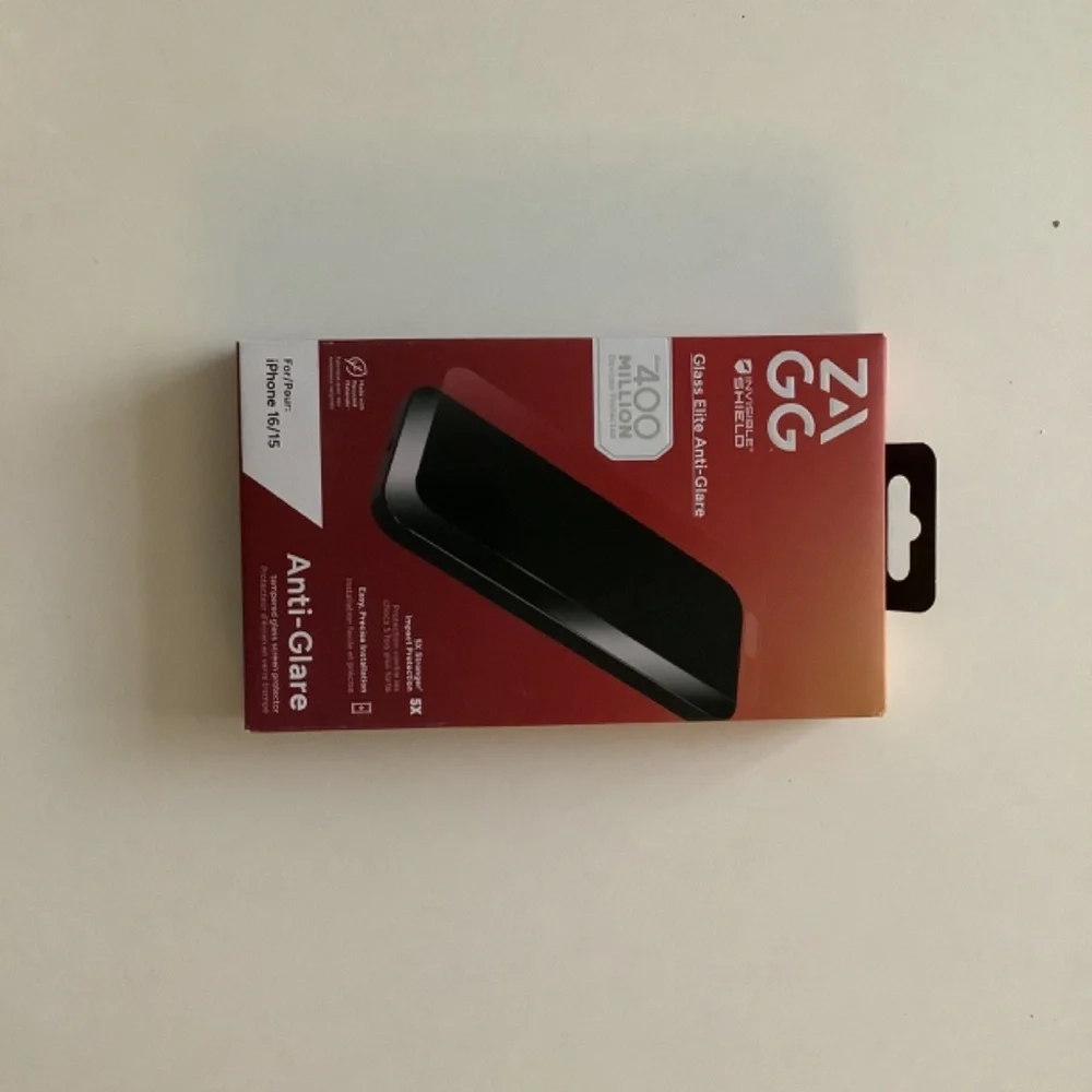 ZAGG Invisible Shield for iPhone 16/15, Glass Elite Anti-Glare, Screen Protector